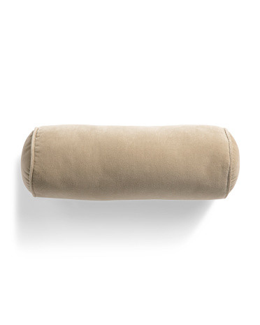 7x18 Velvet Bolster Pillow | TJ Maxx