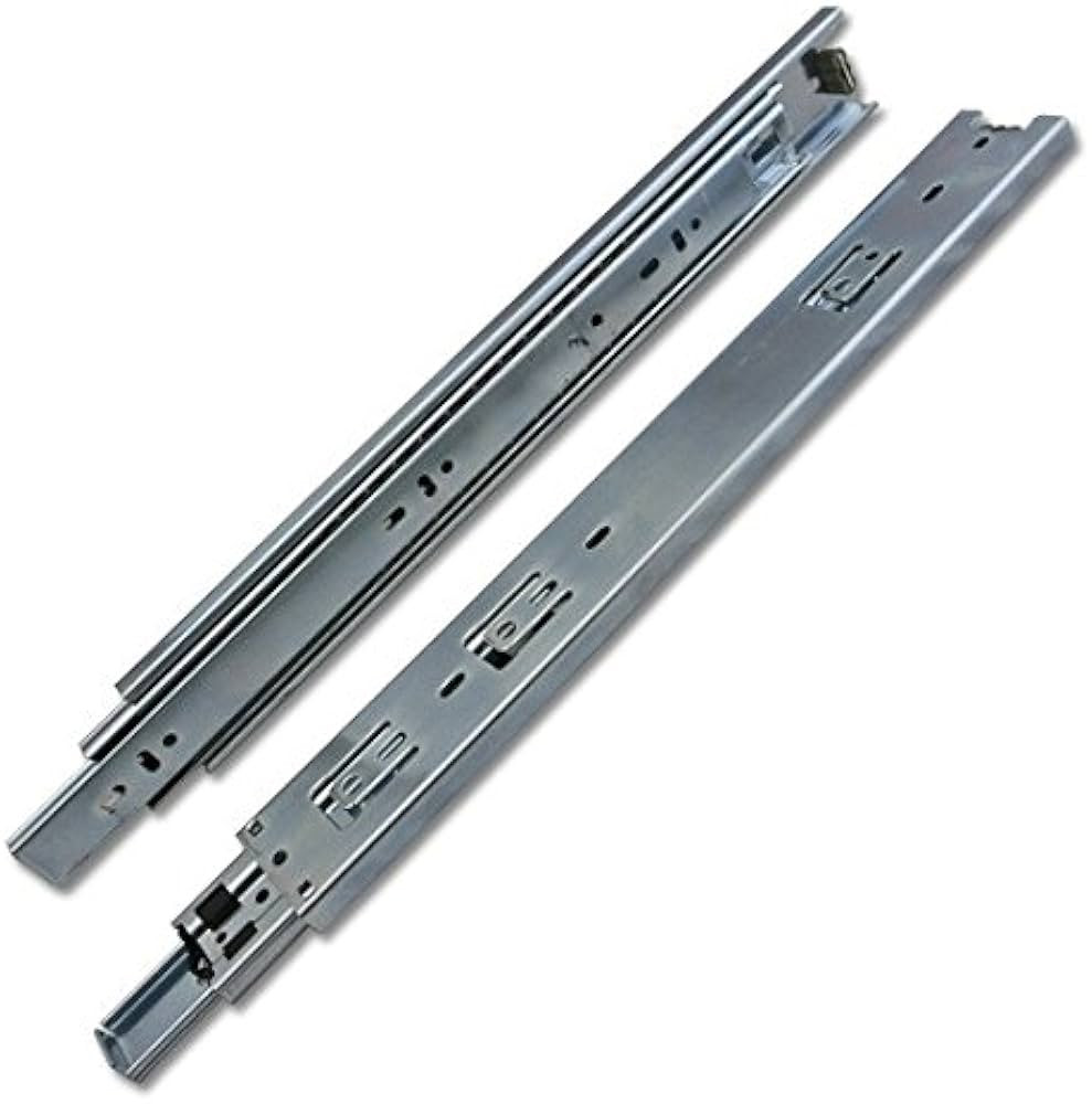 Heavy Duty, Full Extension Drawer Slide w/1" Over Travel, 28", 130 lb Capacity | Amazon (US)