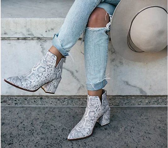 Vince Camuto x Styled Snapshots Ankle Boots - Jestama | QVC