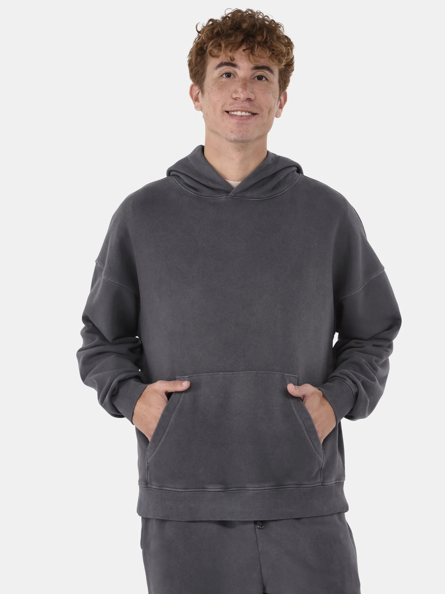 No Boundaries All Gender Oversized Fleece Hoodie Sweatshirt, 1 or 2-Pack, Men's | Walmart (US)