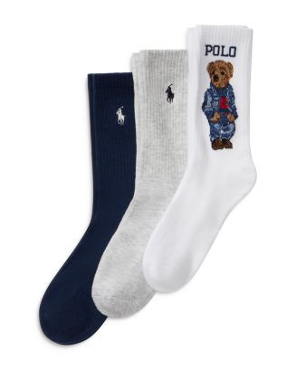 Americana Sport Bear Crew Socks, Set of 3 | Bloomingdale's (US)