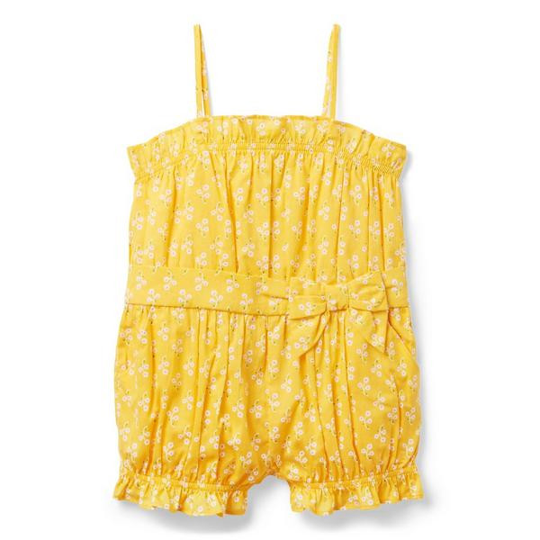 Floral Ruffle Hem Romper | Janie and Jack