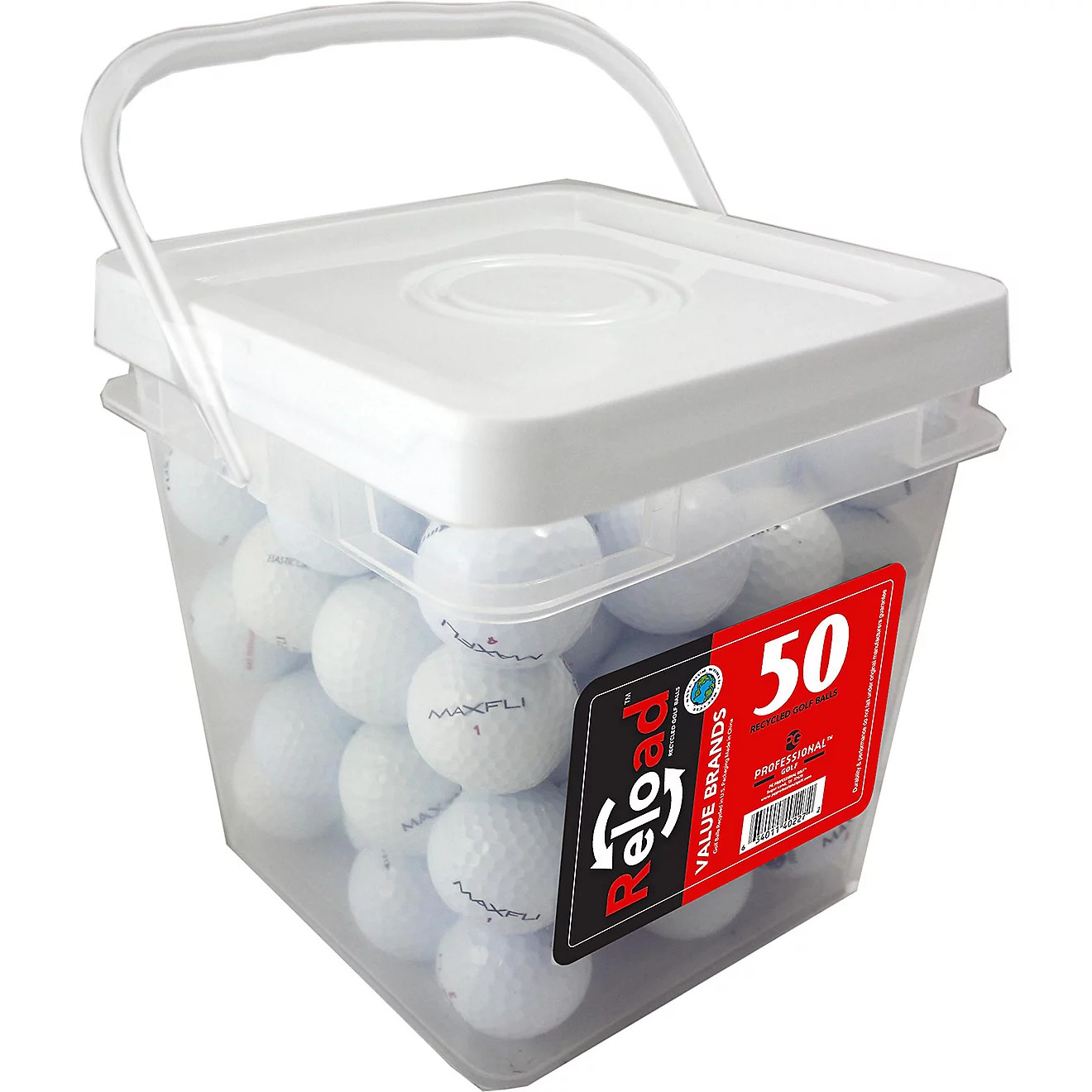 PG Professional Golf Reload™ Recycled Golf Balls 50-Pack | Academy | Academy Sports + Outdoors