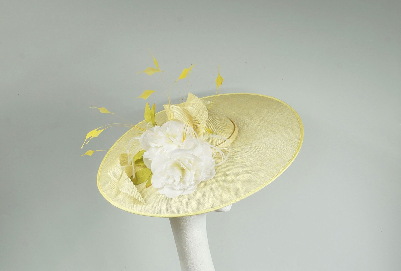 Lemon Fascinator, Mother of the Bride Hat, Kentucky Derby Hat, Royal Ascot Hat, Occasion Hat, Tea... | Etsy (US)