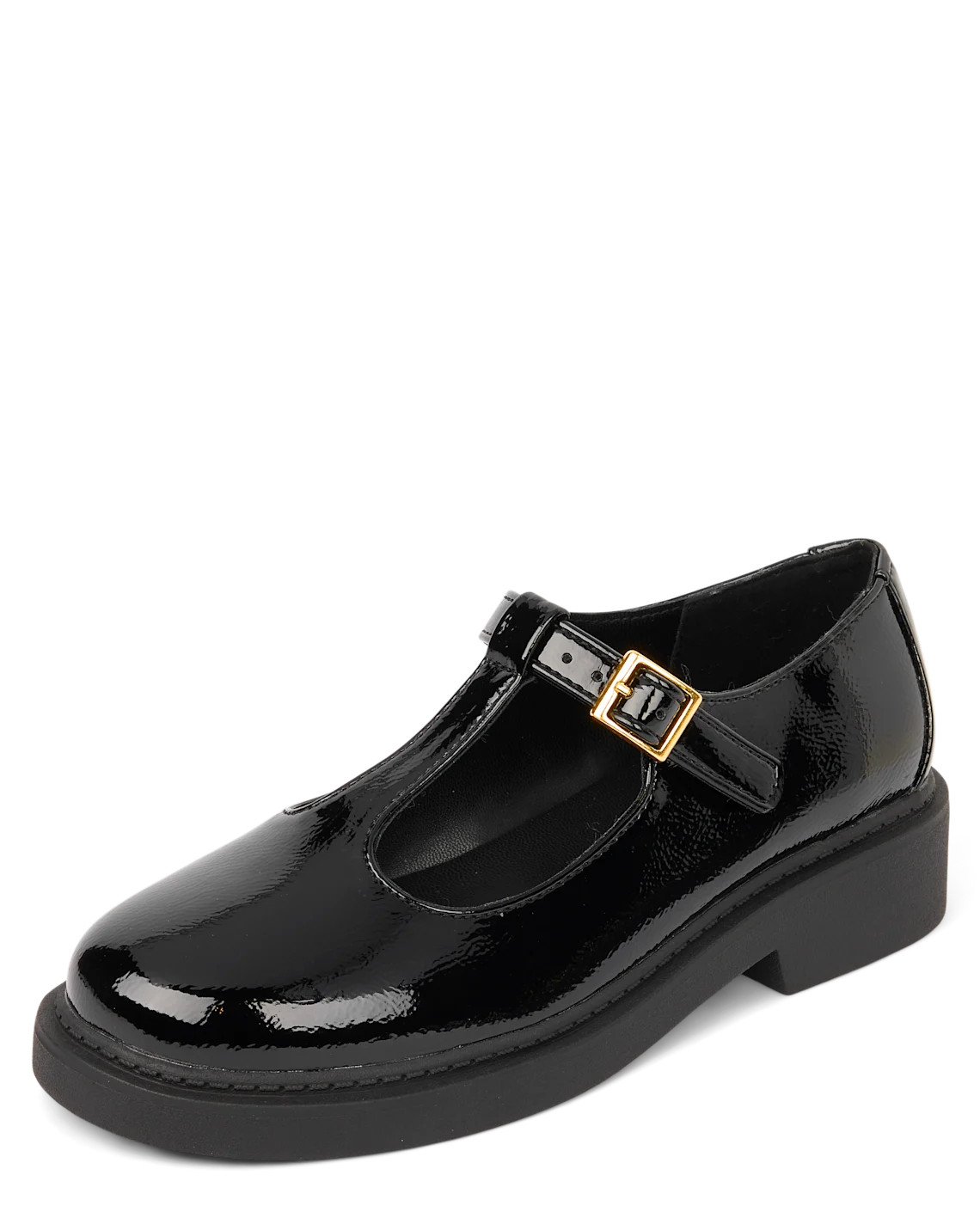 Girls Buckle T-Strap Mary Jane Shoes - black | The Children's Place