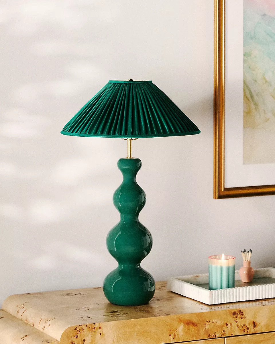  Ceramic Ruched Shade Table Lamp , Table Lamp design , modern home decor 

#LTKHome