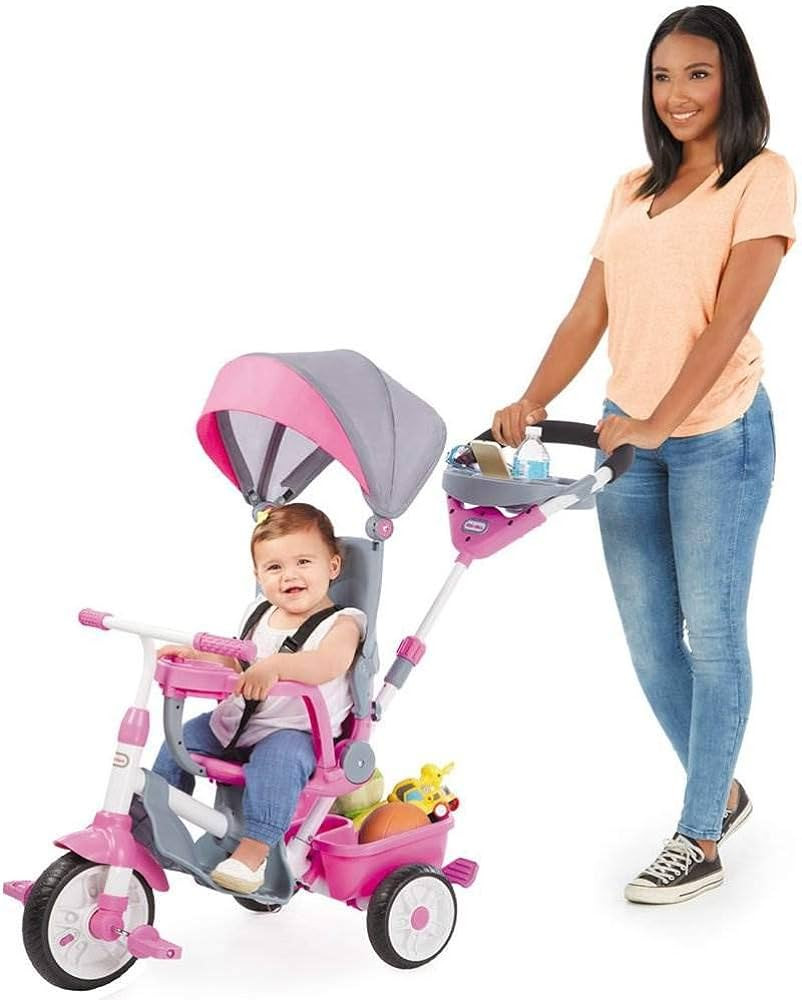 Little Tikes Perfect Fit 4-in-1 Trike, Pink, 9 months - 5 years | Amazon (US)