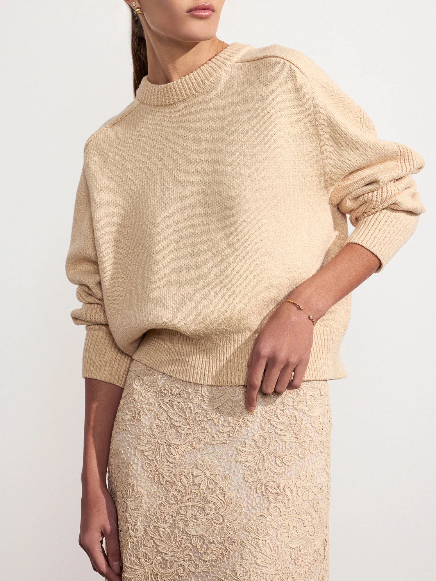 Women's Pele Knit Sweatshirt in Dove Grey | Brochu Walker | Brochu Walker
