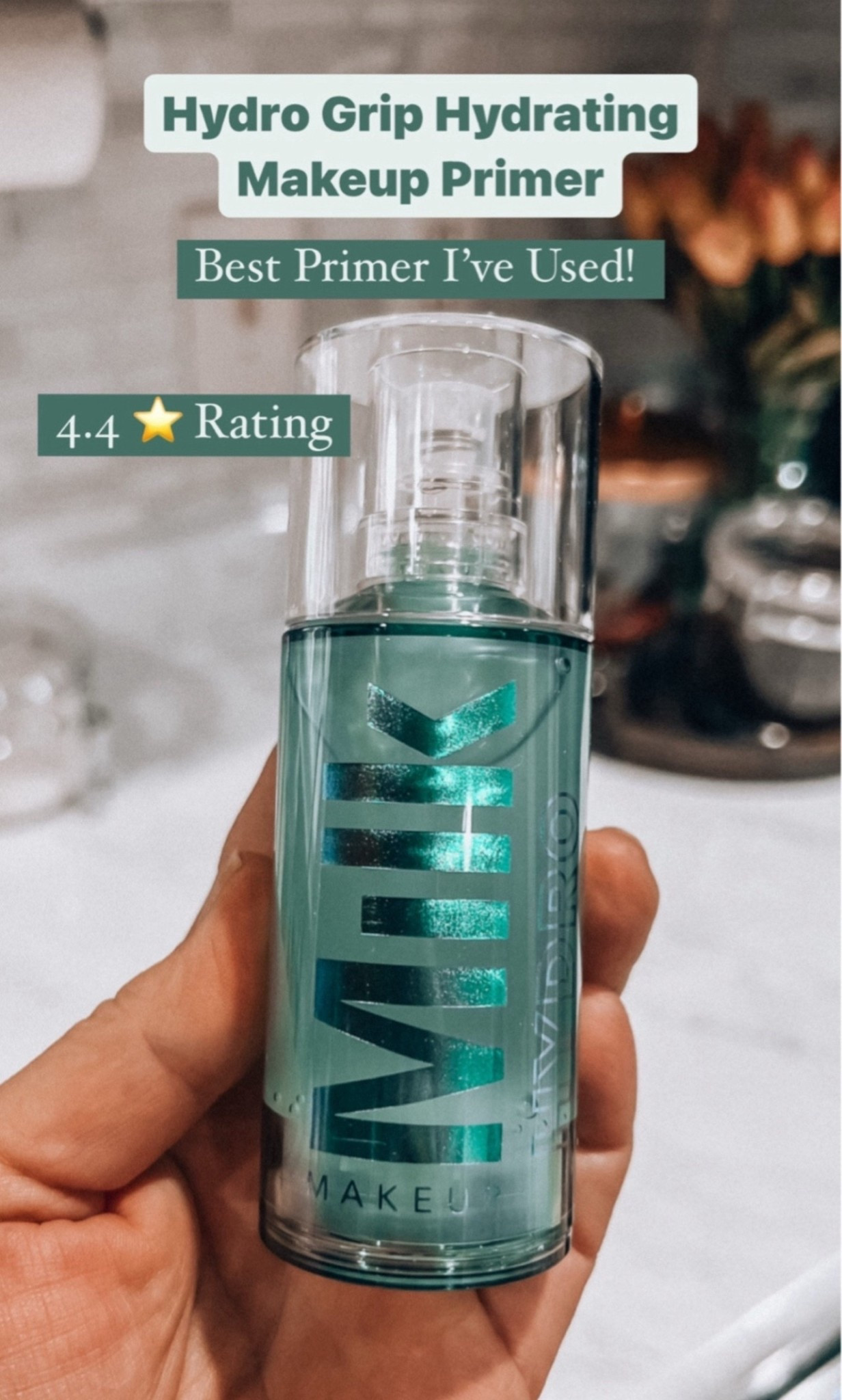 Favorite Makeup Primer! It’s by Milk Makeup, Hydro Grip Hydrating Primer, comes in different sizes. Has over 2.4k reviews at a 4.4⭐️rating!🥰

Makeup, primer, beauty products, beauty finds, amazon beauty, best sellers 

#LTKunder50  #LTKbeauty

#LTKTravel #LTKBeauty #LTKSaleAlert

#LTKOver40