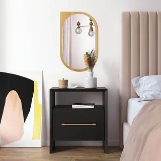 Libre Black Nightstand | Bed Bath & Beyond