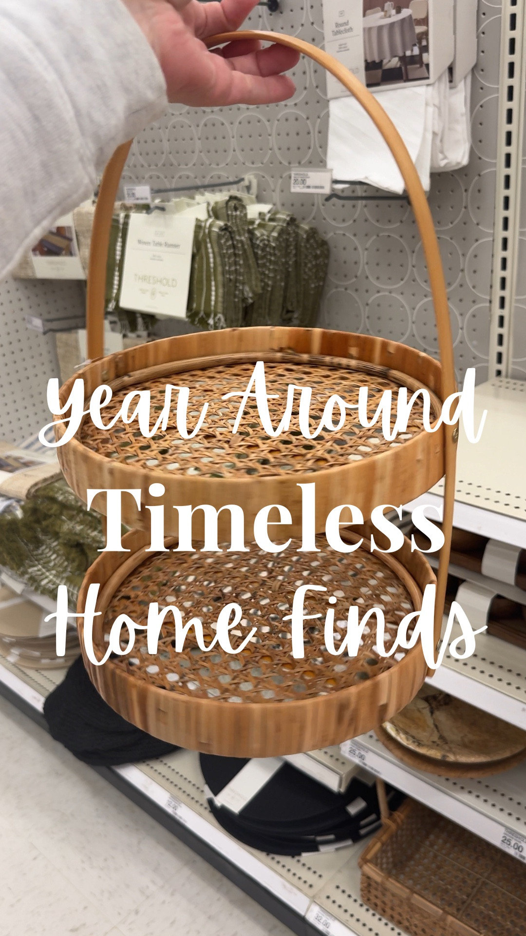 Transitional pieces you can keep out all year girl.
These Threshold finds are so timeless and neutral that they work for every season. The scalloped details, rattan textures and gold accents make everything feel high-end without the high price.

Perfect for everyday styling, hosting, or refreshing your kitchen and dining space anytime.

Comment HOME for links or check my LTK for everything I shared.

#TargetFinds #Threshold #YearRoundDecor #TransitionalHomeStyle #NeutralHomeDecor #KitchenFinds #AestheticHome #HomeHostEssentials #TargetHome #YourHomeGirlChrista 

#LTKfoodie #LTKHoliday
