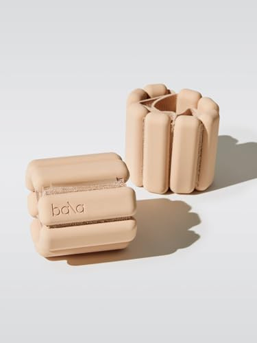 Bala Bangles - Set of 2 (1lb Each) | Adjustable Wearable Wrist & Ankle Weights | Yoga, Dance, Barre, Pilates, Cardio, Aerobics, Walking | Monochromatic Sand | Amazon (US)
