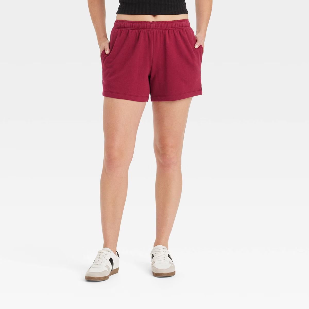 Women's Leisure Studio Mid-Thigh Fleece Shorts - Universal Thread™ | Target