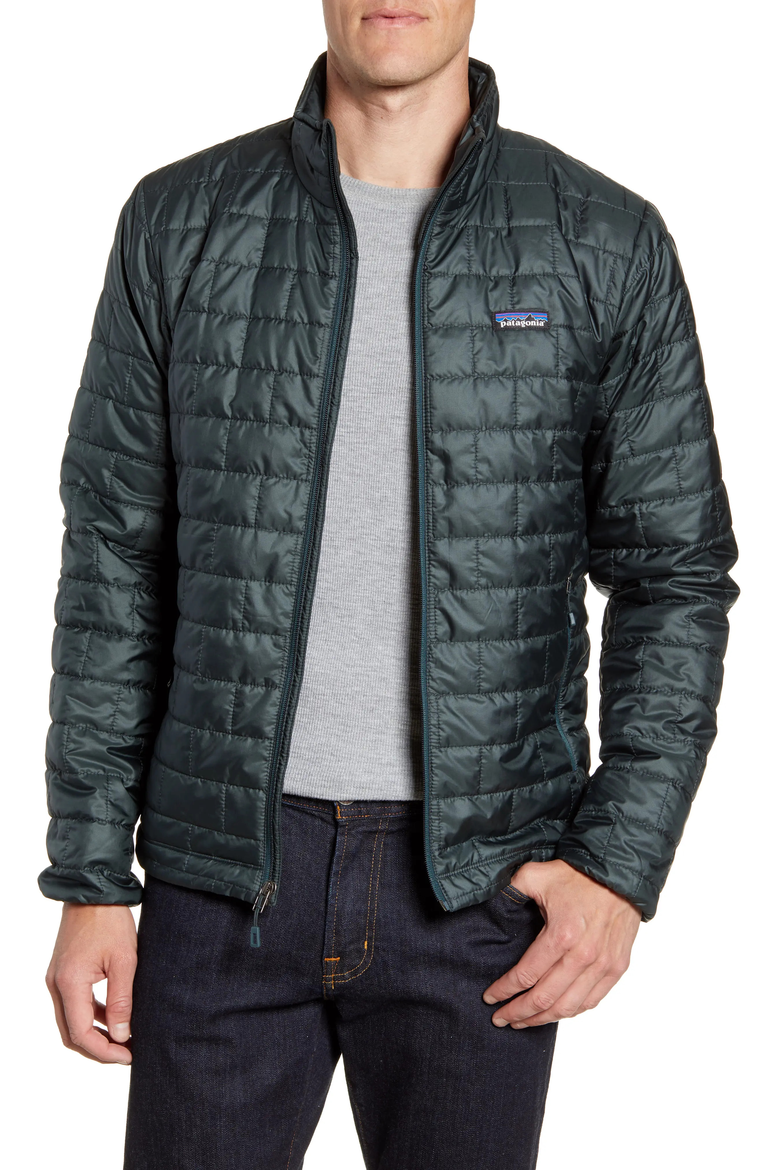 Men's Patagonia Nano Puff Water Resistant Jacket, Size Medium - Green | Nordstrom
