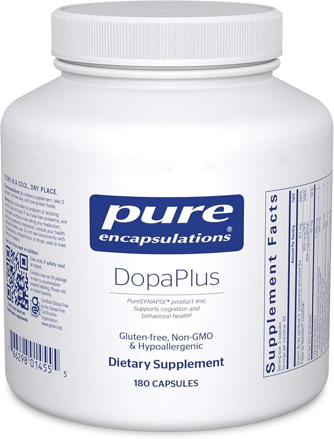 Pure Encapsulations DopaPlus - Supports Dopamine Production - for Daily Brain Function* - with Fo... | Amazon (US)