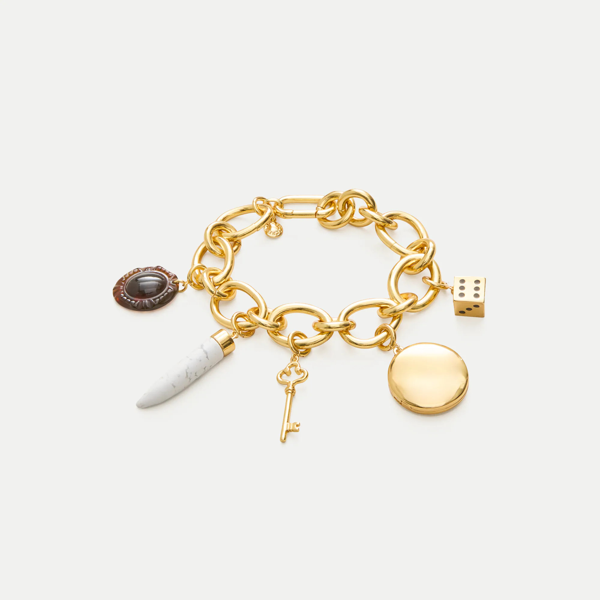 Antique-token charm bracelet | J. Crew US