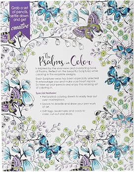 The Psalms in Color - Inspirational Coloring Book with Scripture for Women and Teens - Reflect, R... | Amazon (US)