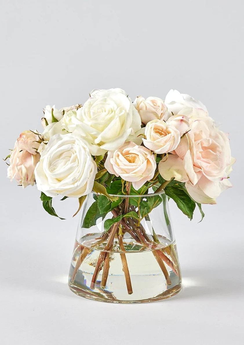 Real Touch Roses | Faux Flower Arrangements at Afloral.com | Afloral