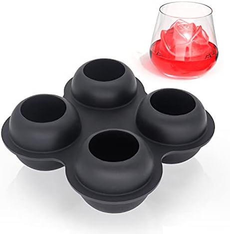 Gohfeoeo Ice Cube Trays 3D Rose Ice Mold -2.5 Inch Silicone Rose Ice Cube Trays -Makes Four Giant... | Amazon (CA)