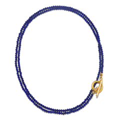Lapis Convertible Beaded Necklace | Sequin