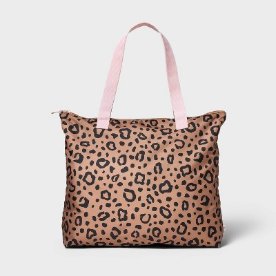 Kids' All Season 14.5" Tote Bag - Cat & Jack™ Leopard | Target