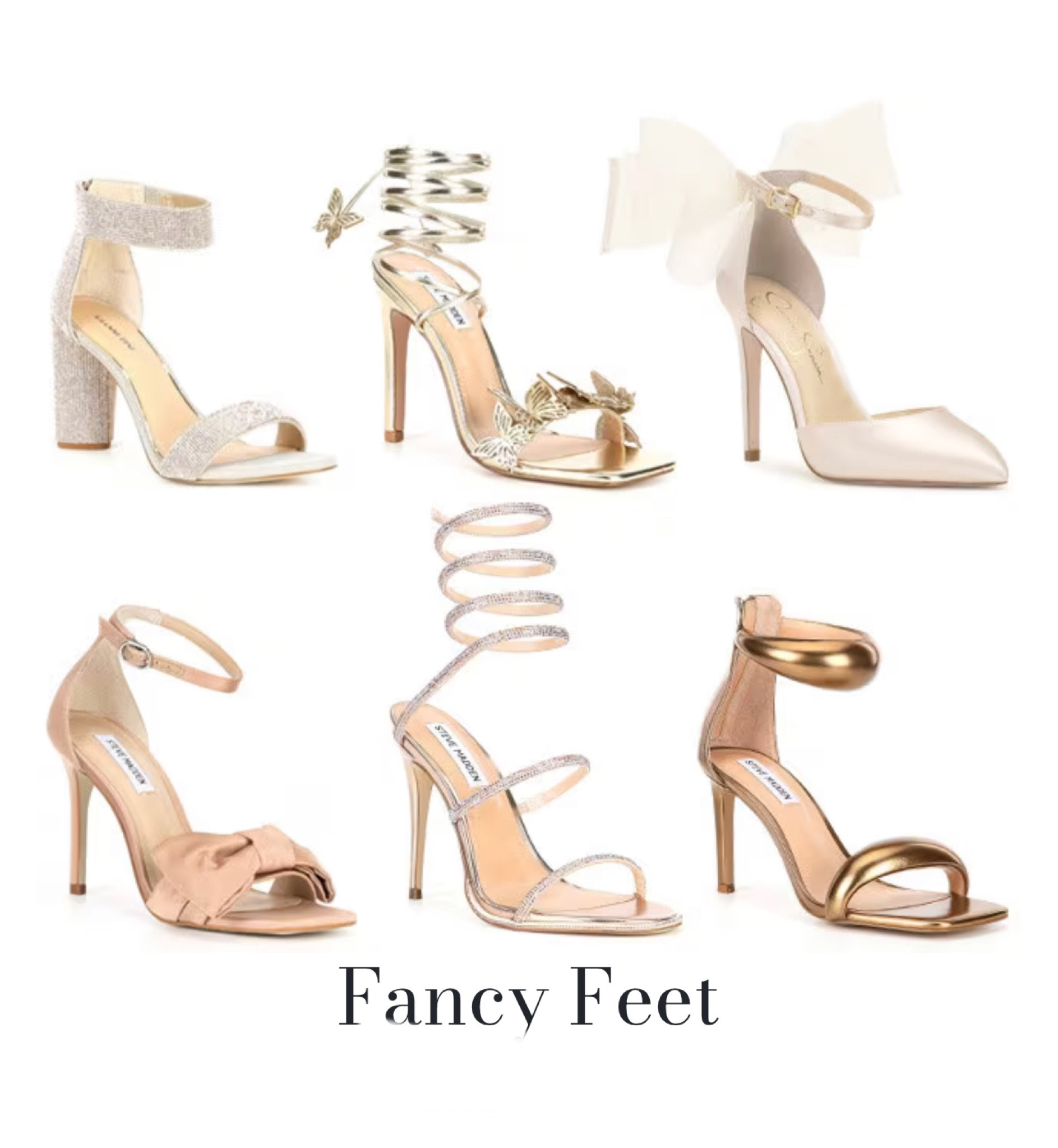 Gold Stilettos Sandals 
Wedding guest Dre’s
Party 
Cocktail 
Bow Sandals 
Strappy Sandal 
Metallic Butterfly Embellished Ankle Wrap Sandals 
Gold heels
Satin heels
Oversized Tulle Bow Dress Pumps

#LTKstyletip #LTKshoecrush #LTKwedding