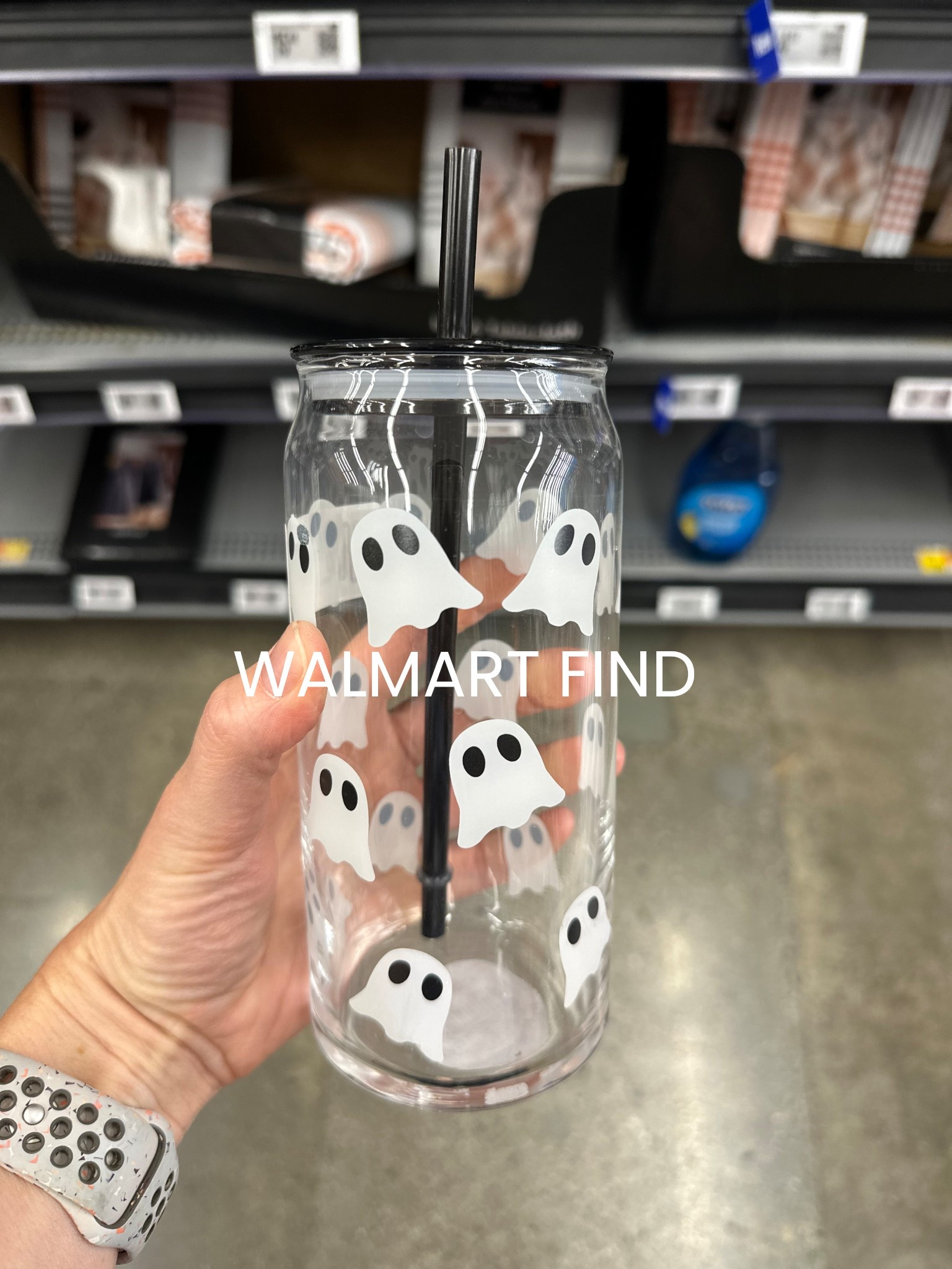 Glass ghost tumbler for Halloween

#LTKSeasonal #LTKHome
