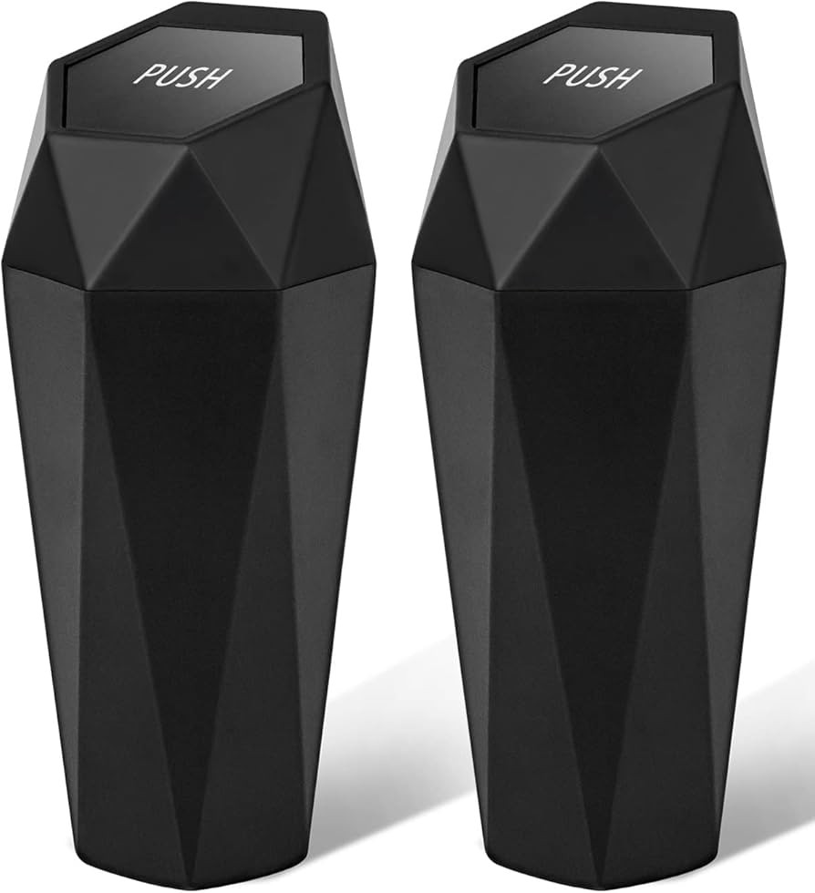 SINSEN Car Trash Can with Lid, Truck Garbage Bin and Interior Organizer Accessories Must Haves, M... | Amazon (US)