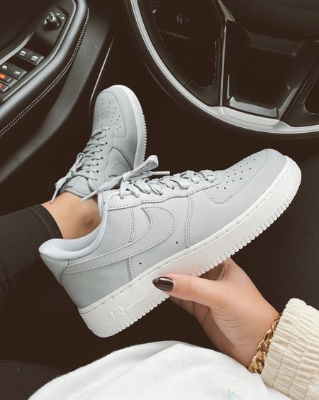 NEW Nike Air Force 1’s in this GORGEOUS gray/blue color that is to die for! Runs true to size & veryyy comfortable !

#LTKGiftGuide #LTKshoecrush #LTKstyletip
