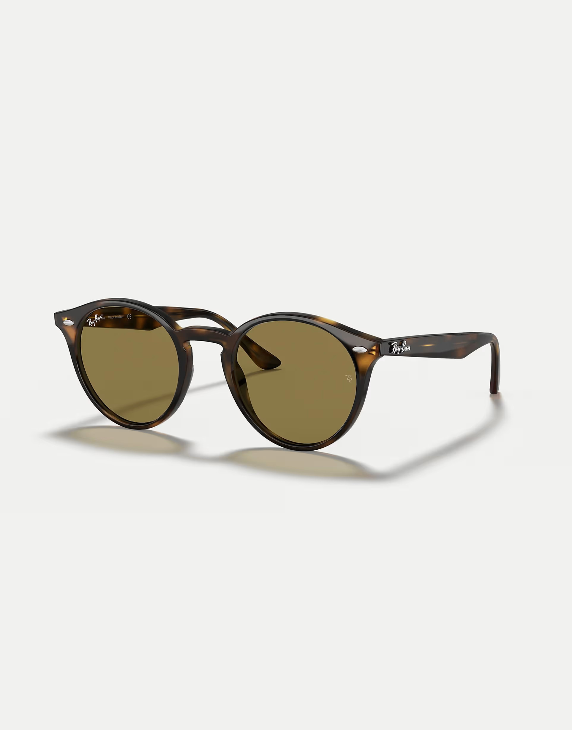 Ray-Ban unisex round sunglasses in brown 0RB2180 | ASOS | ASOS (Global)