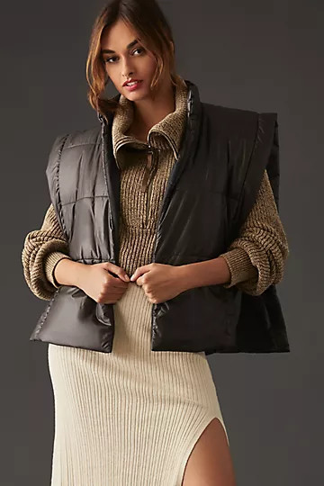 By Anthropologie Packable Puffer Vest | Anthropologie (US)