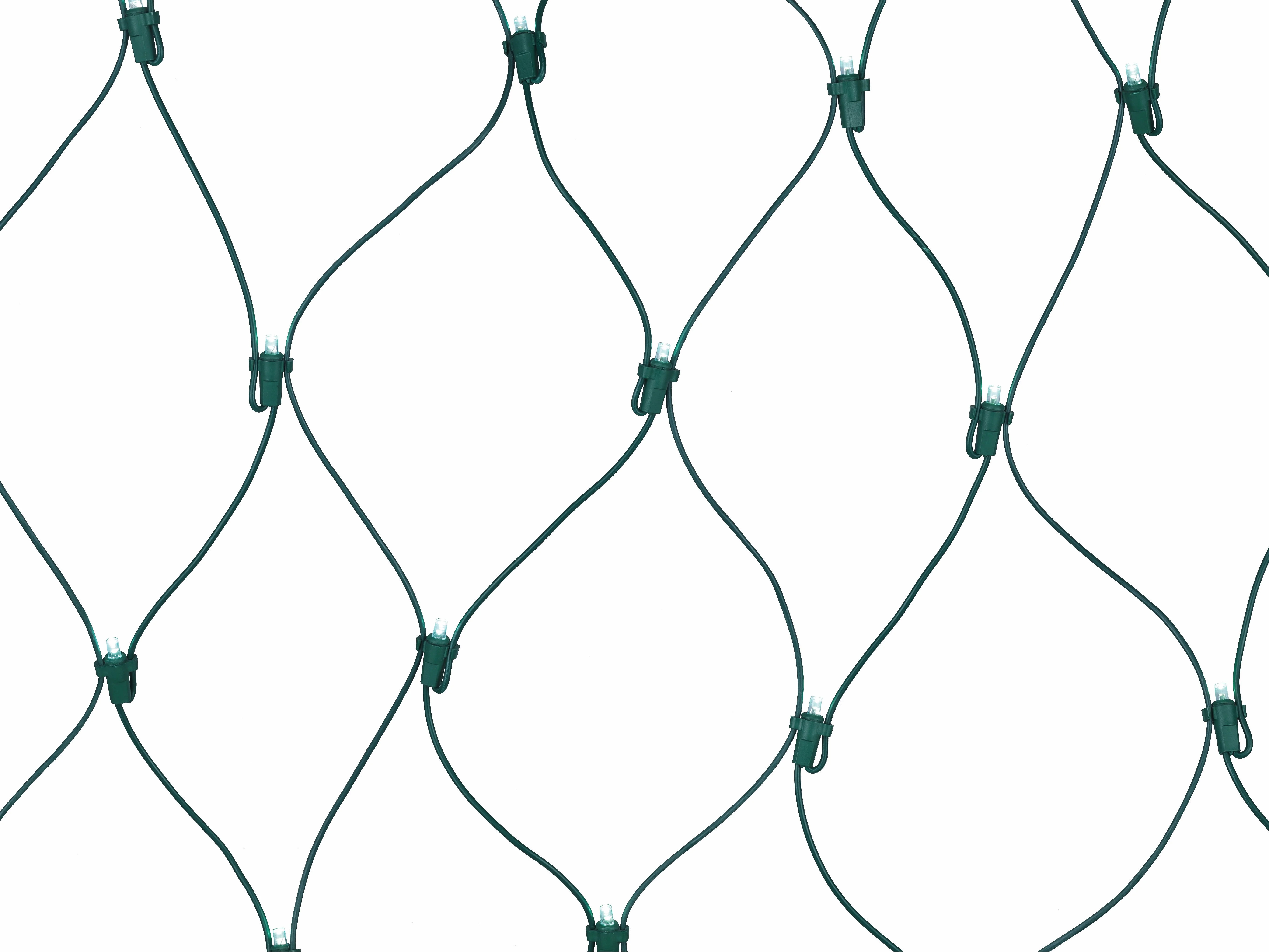 Indoor/Outdoor 150-Count LED Christmas Net Lights, Cool White, 6' x 4', by Holiday Time | Walmart (US)