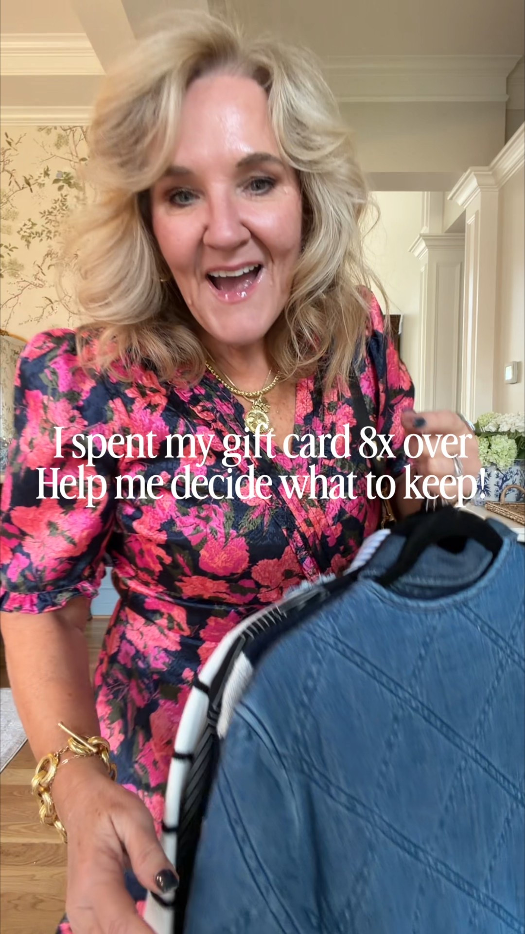 Everything is my regular size 
8, medium, except sweater and denim shirt i sized up to a large and 
The spanx jeans are a medium petite
The striped dress you may consider sizing up if inbetween 
Love that black geometric for vacation 
My espadrilles are restocked 
25% off Allie & Bess code NANETTE25 

Vacation outfit, spring outfits, wedding guest dress vacation dress denim jacket, straight leg jeans, transition outfits

#LTKWedding #LTKPetite #LTKOver40