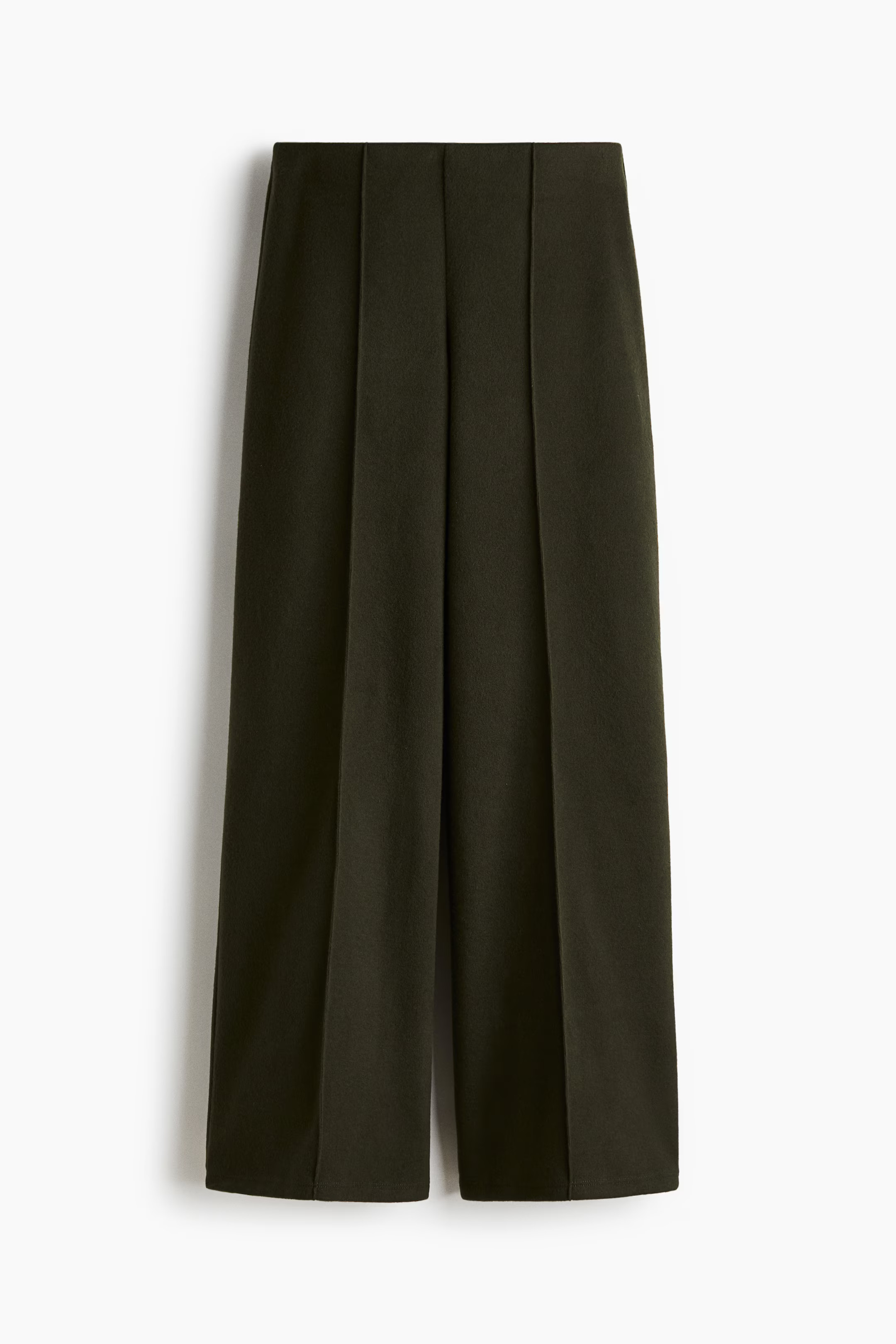 Creased Pants - Dark green - Ladies | H&M US | H&M (US + CA)