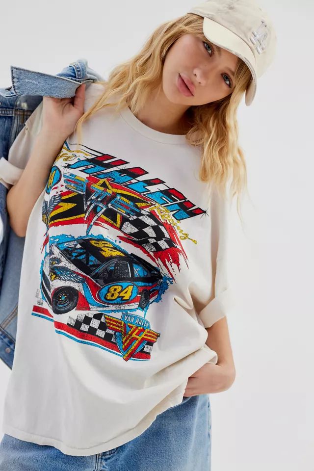 Van Halen Racing T-Shirt Dress | Urban Outfitters (US and RoW)
