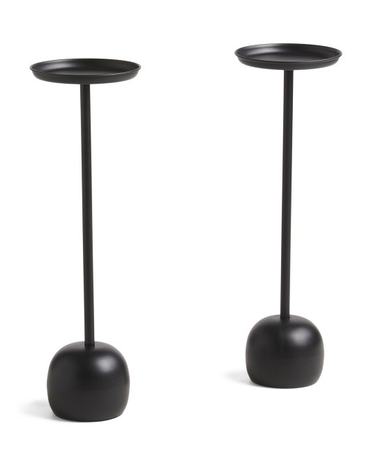 Set Of 2 Metal Drink Tables | TJ Maxx