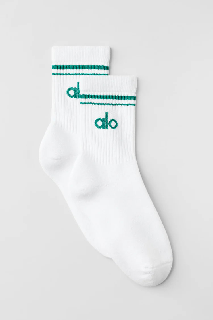 Unisex Half-Crew Throwback Sock | Alo Yoga
