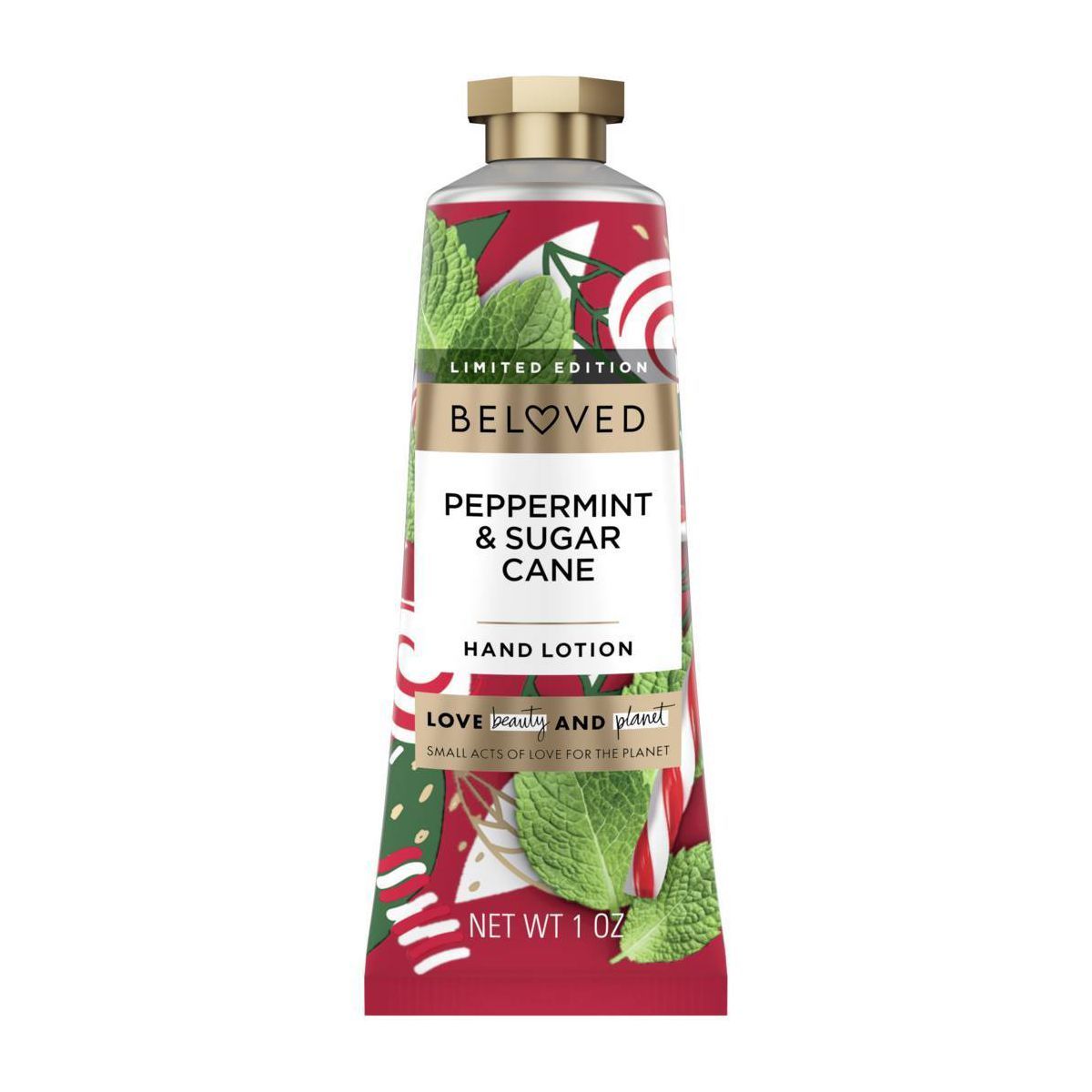 Beloved Peppermint & Sugar Cane Hand Lotion - 1oz | Target