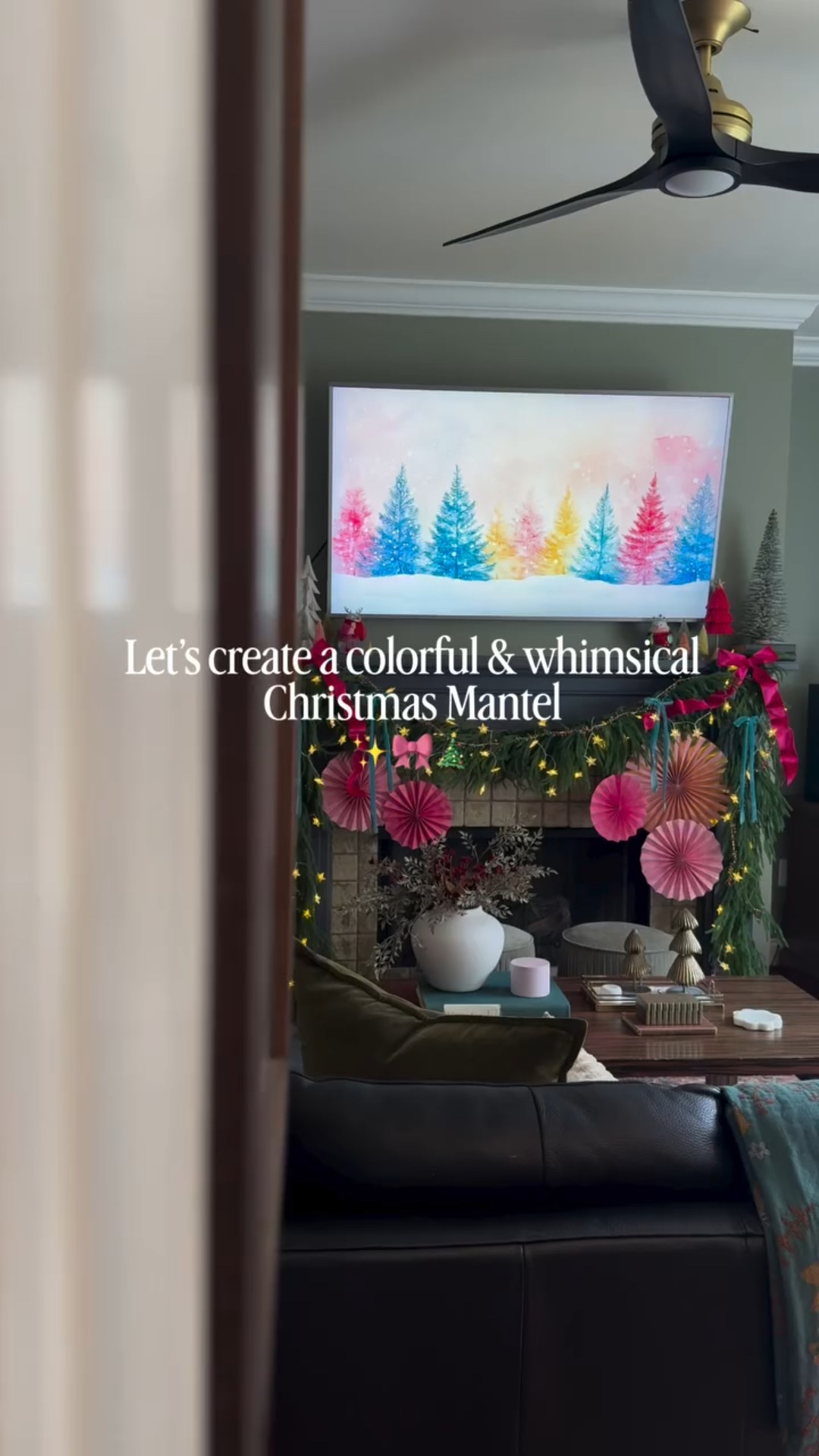 When your first mantel attempt flops… you start over and make it magical ✨

If you caught my stories, you know this Christmas mantel started off way on the wrong foot. So I scrapped the whole thing, pulled in more color, added bigger lights, and layered in fun party decorations for those bold pops of texture and whimsy.

Because sometimes you have to try something unexpected to get the look you’ve been imagining. 🎄💗

Colorful 
Playful 
A little unexpected 
Exactly the vibe I wanted for our whimsical Christmas this year.

Comment SHOP for links to everything I used!

whimsical Christmas | colorful holiday decor | mantel styling | designer inspo | playful Christmas vibes | Rutledge Collective

#whimsicalchristmas #colorfulchristmas #christmasmanteldecor holidaydecorideas christmasinspo designinspo mantelstyling rutledgecollective