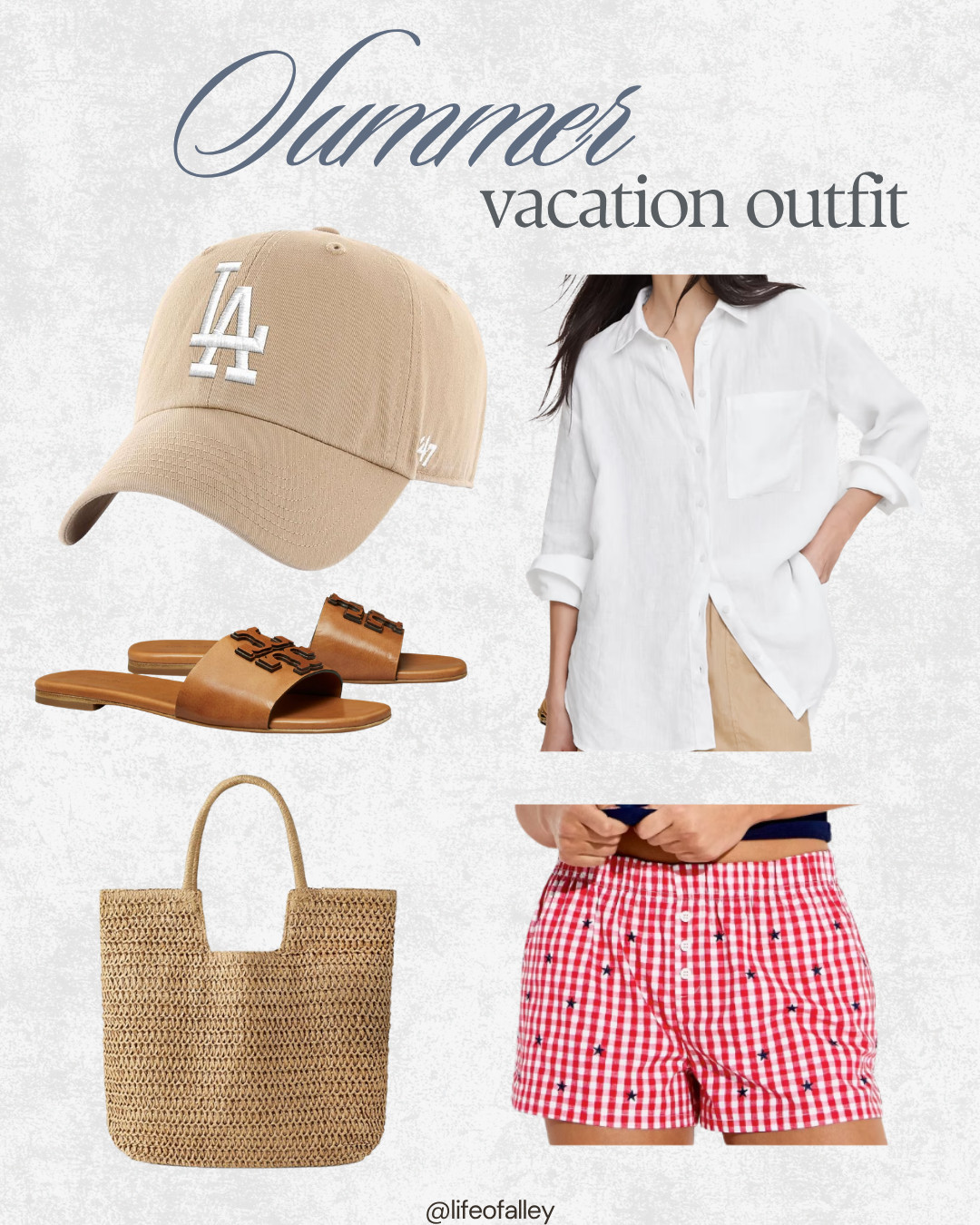 Summer vacation outfit.  

 #LTKgrwm #LTKSeasonal #LTKOver40