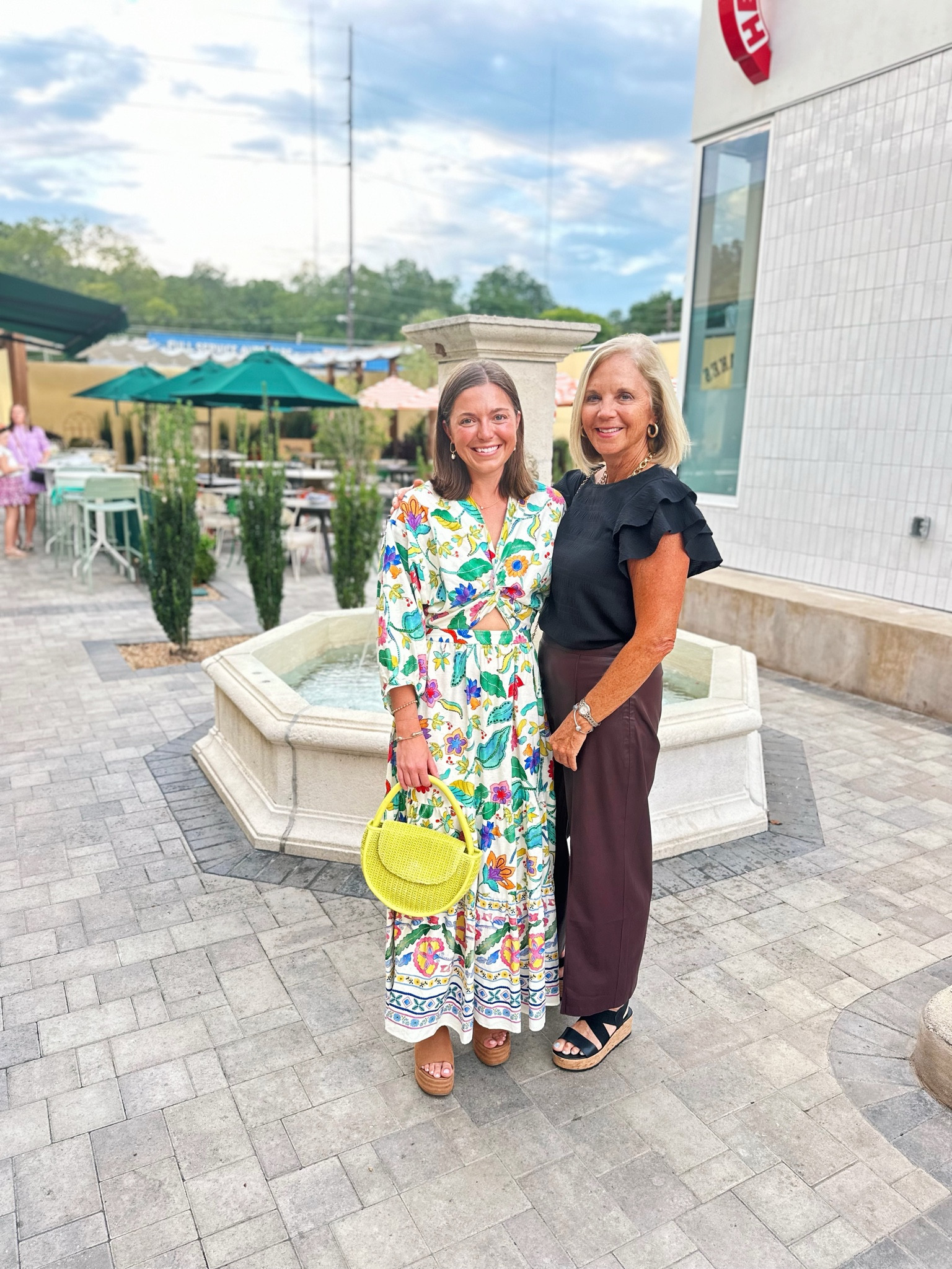 The best Zara find 🩵🧡💚
Wearing XS in dress 
6.5 in platforms 

#LTKFindsUnder100