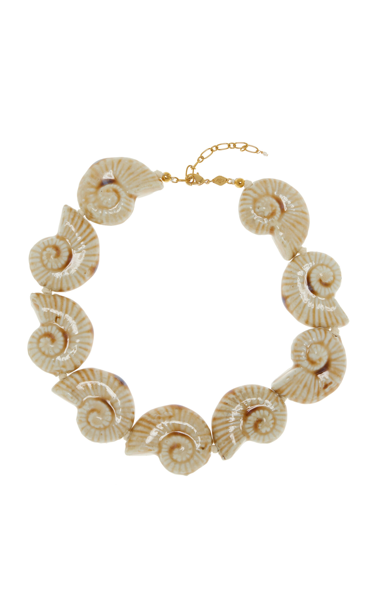 Exclusive Riviera Nautilus Ceramic Shell Necklace | Moda Operandi (Global)