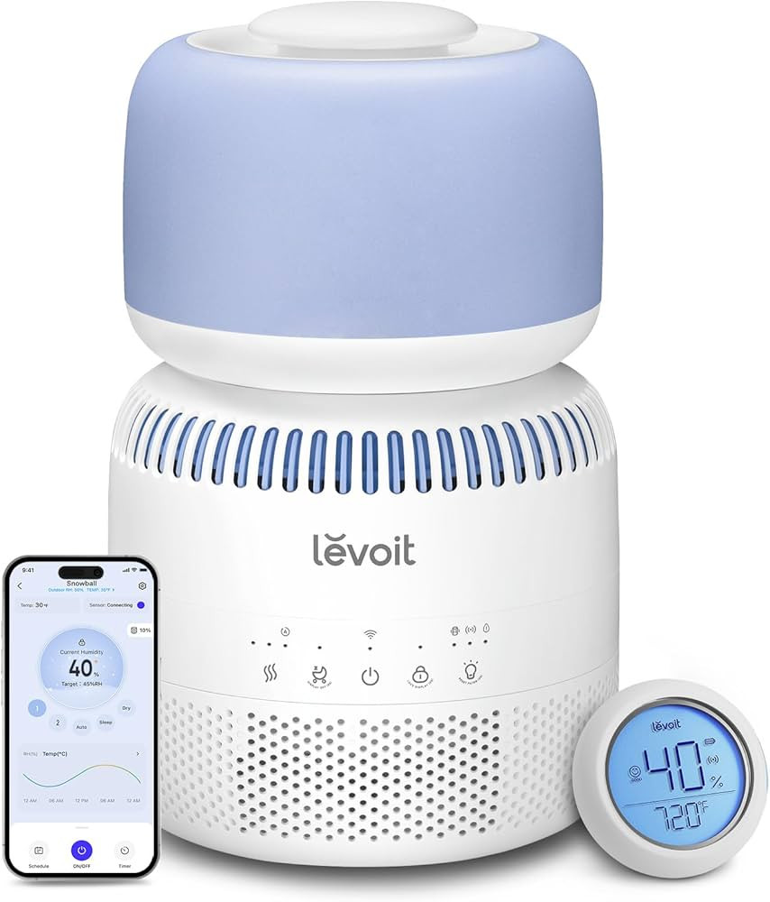 LEVOIT Humidifiers for Bedroom Baby, Sprout Evaporative with Dual Filters for Air & Water, Separa... | Amazon (US)