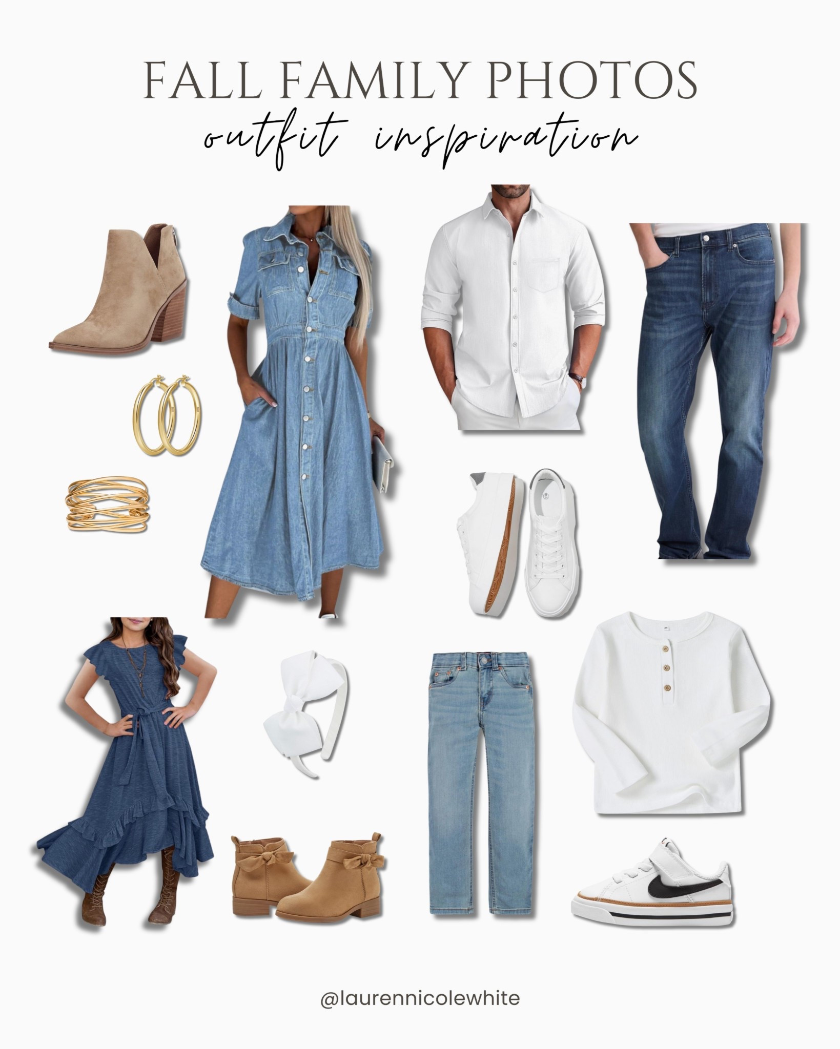 Fall family photo denim outfit inspo

#LTKStyleTip #LTKFamily #LTKSeasonal