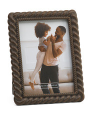 5x7 Rope Twist Edge Tabletop Picture Frame | Mother's Day Gifts | Marshalls | Marshalls