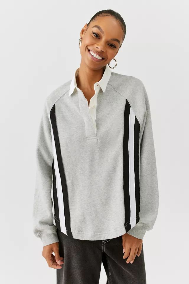 BDG Hailey Henley Sweatshirt | Urban Outfitters (US and RoW)