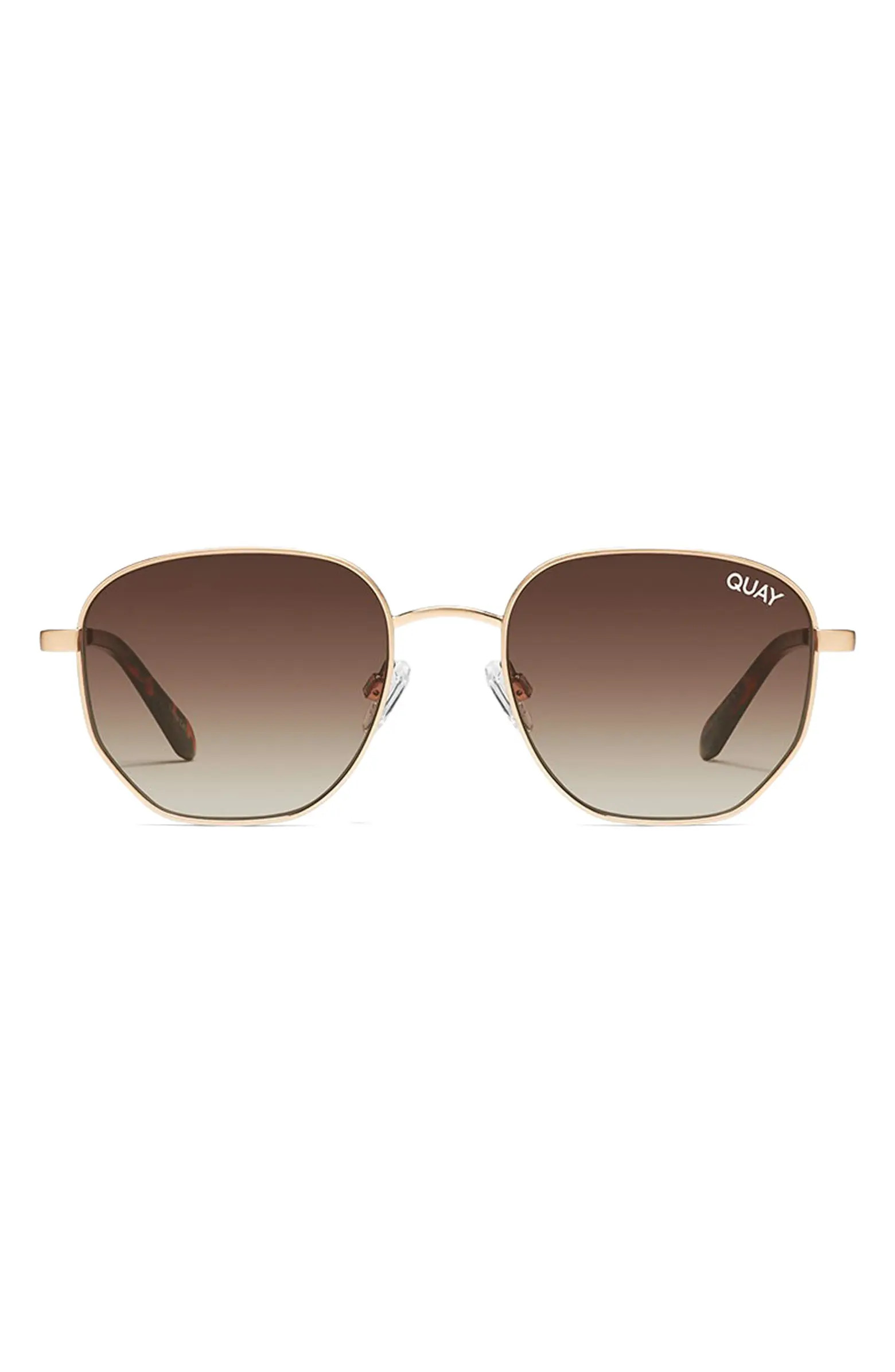 Big Time 54mm Gradient Round Sunglasses | Nordstrom