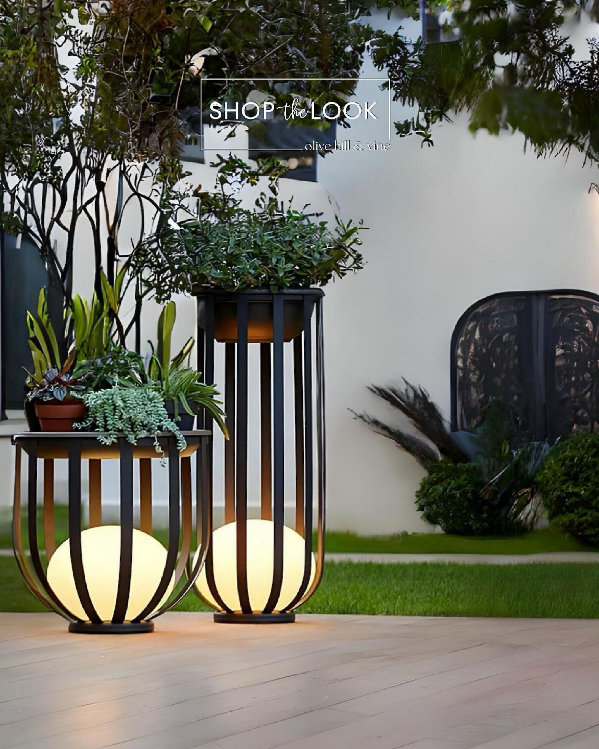 This outdoor patio light blends form and function effortlessly! Featuring a tall, cage-shaped design, it’s waterproof and rustproof with a plant stand on top and a solar light below—no wiring needed, just stylish, eco-friendly illumination for your outdoor space. 

#LTKFamily #LTKHome #LTKStyleTip