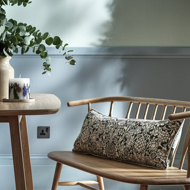 Habitat x Morris & Co. Sunflower Woodblock Bolster Cushion | argos.co.uk