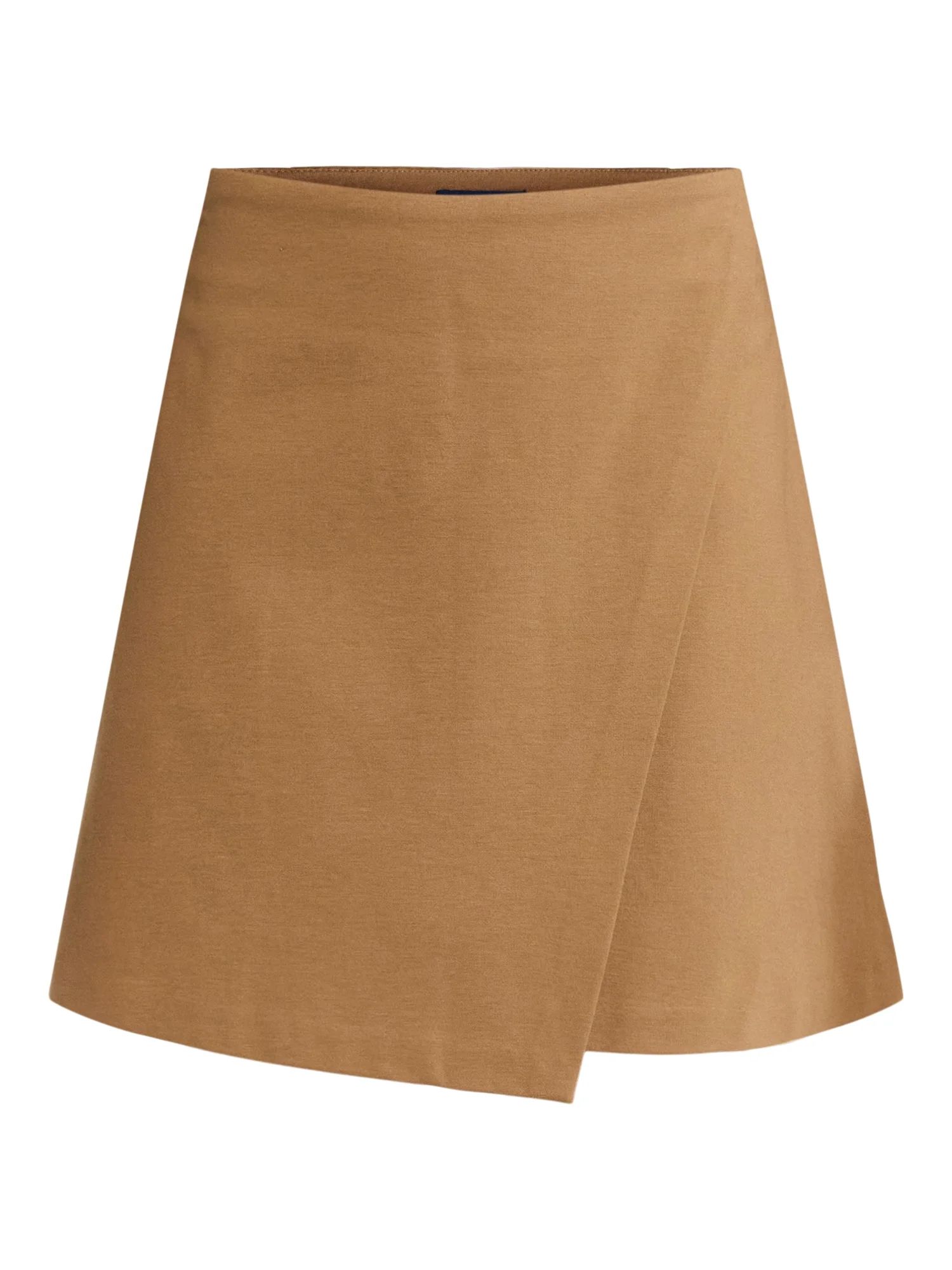 Scoop Women's Fold Over Ponte Mini Skirt, Sizes XS-XXL | Walmart (US)